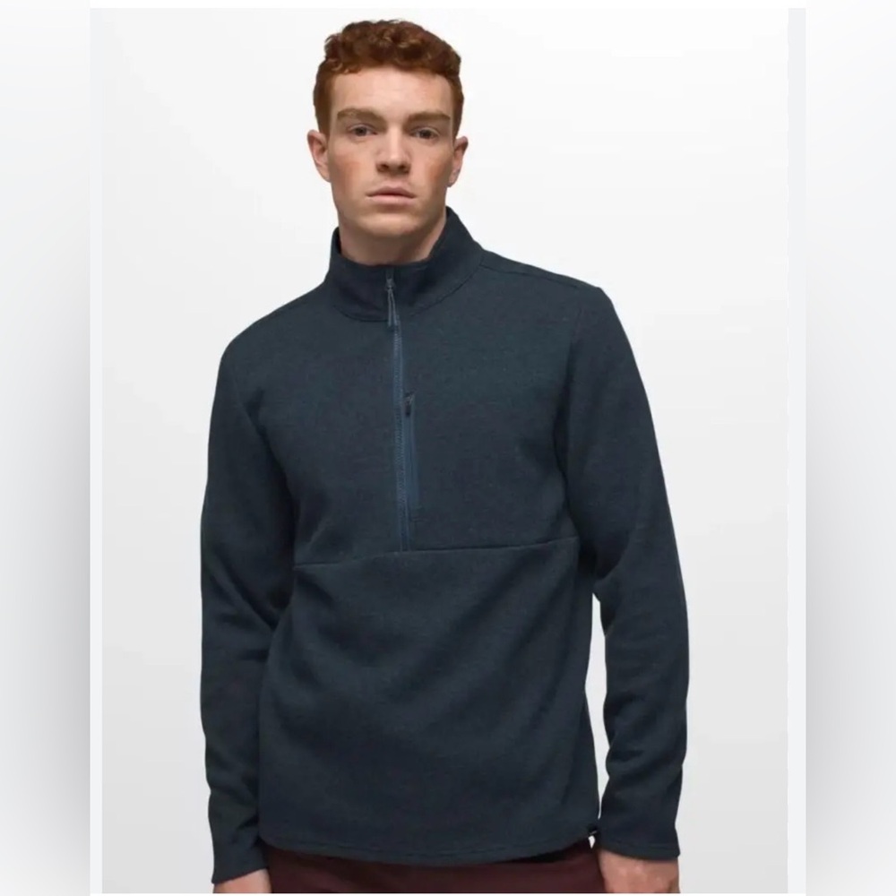 prAna Route Tracker Quarter Zip Pullover – Men’s Medium | Premium  Layer
